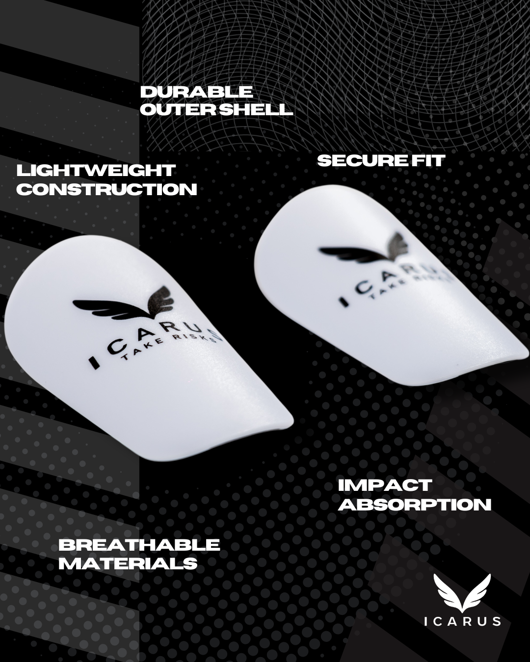 ICARUS “Take Risks” Shin Guards
