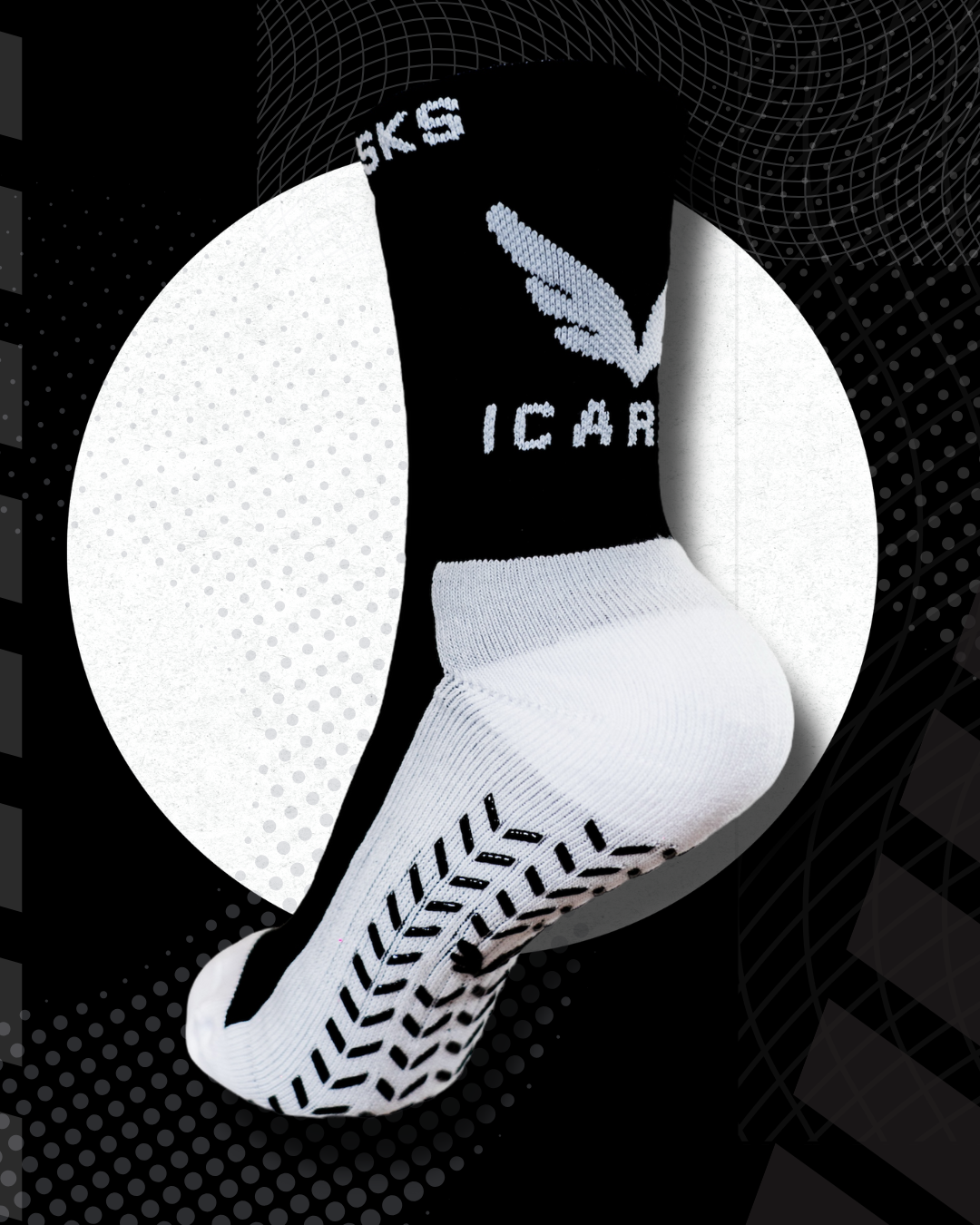 ICARUS GripTech Performance Soccer Socks