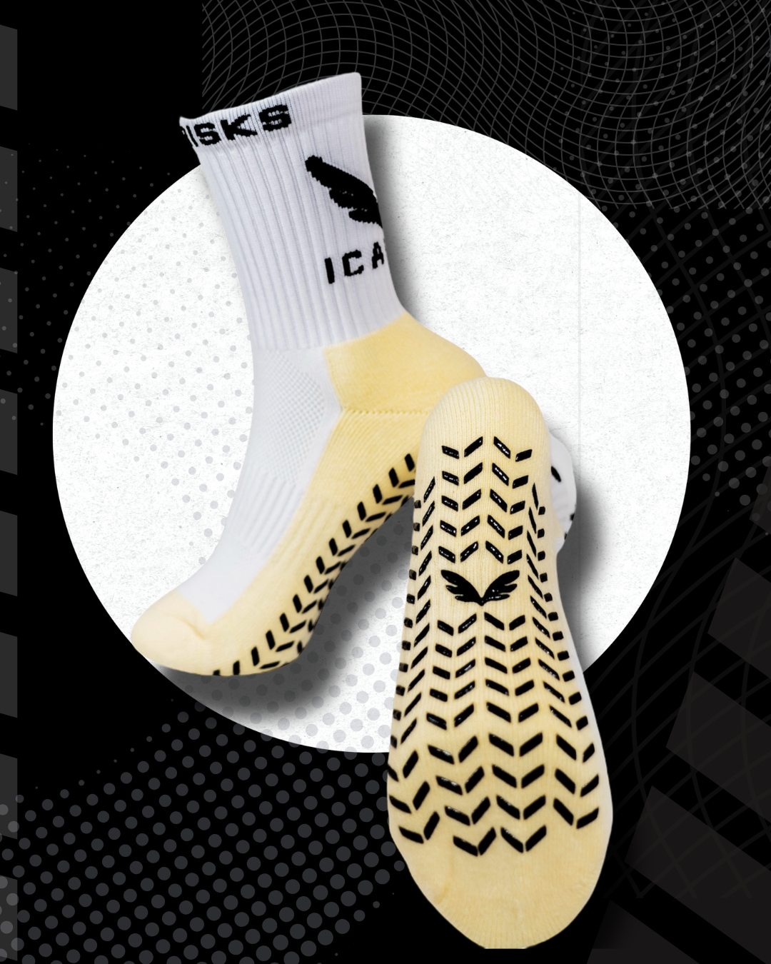 ICARUS GripTech Performance Soccer Socks