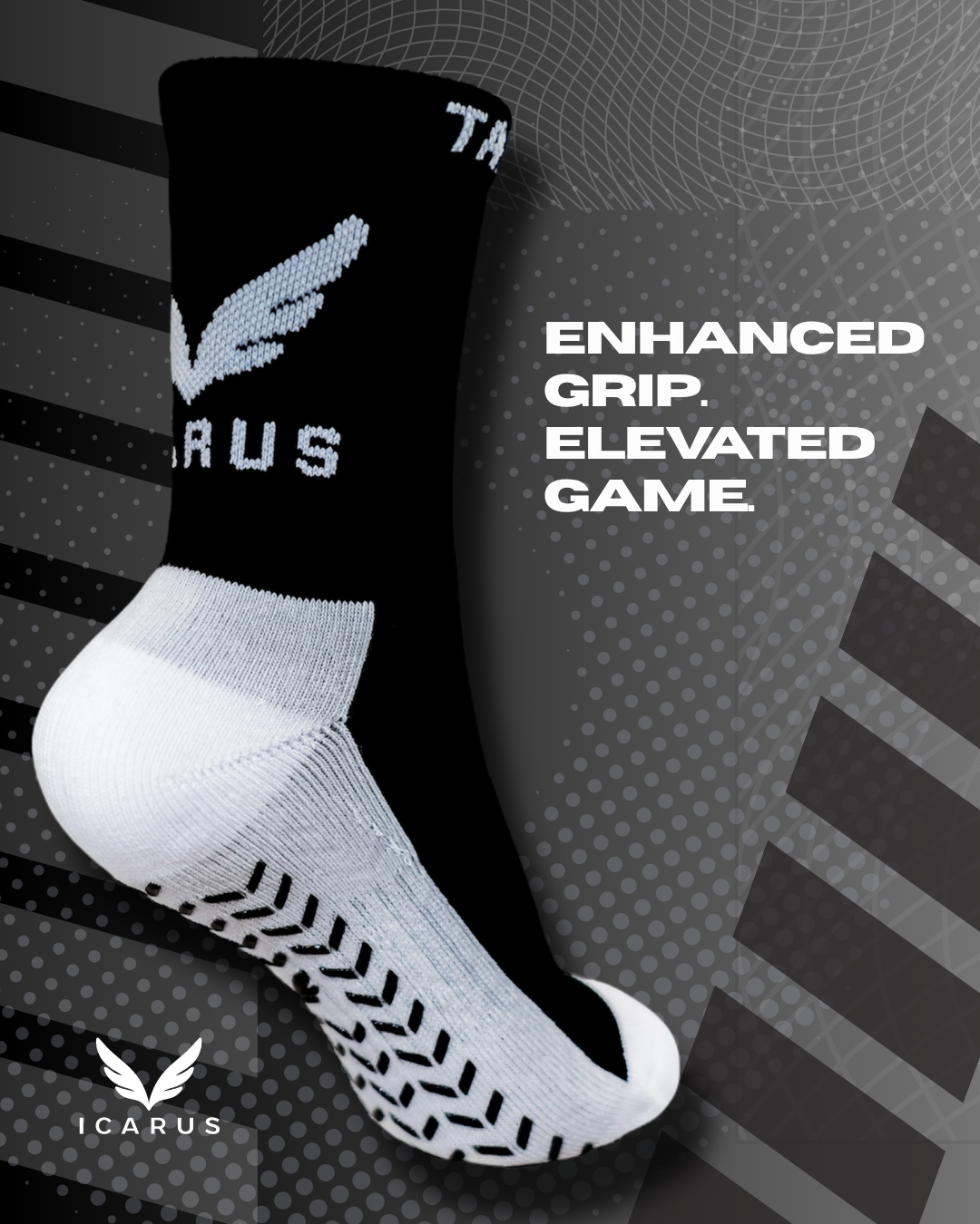 ICARUS GripTech Performance Soccer Socks