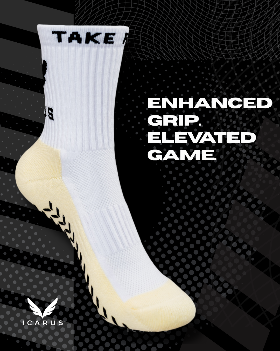 ICARUS GripTech Performance Soccer Socks